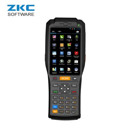 China ZKC PDA3506S WCDMA 4G Handheld Computer NFC Mobile Android Handheld POS Terminal With Printer for sale