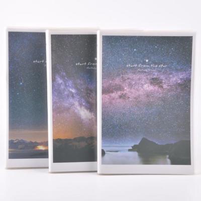 China Easy Writing Artistic People Starry Sky Cover Agenda Organizer Planner Notebook for sale