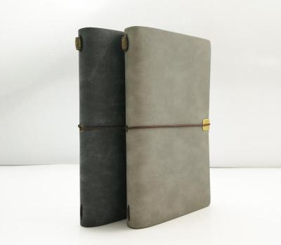 China Easy Writing Customized Real Leather Pocket Journal for sale