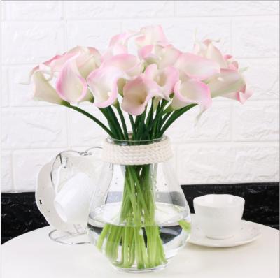 China Wholesale Natural Cheap Real Calla Lily Artificial Flowers Mini Touch PU Touch For Wedding Party Home Decoration for sale