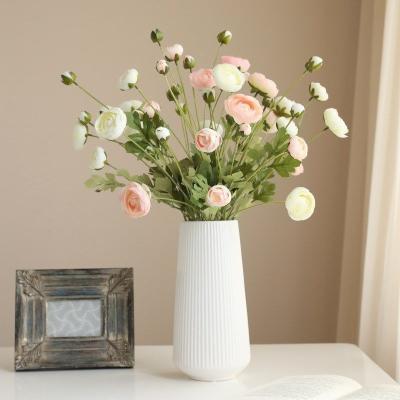 China Real Touch Natural Latex Faux Touch Silk Peony Fakes Bouquet Silk Arrangements Plastic Table Centerpiece for sale