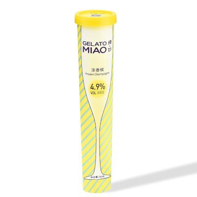 China Disposable Hot Selling Eco Friendly Ice Cream Lolly Tube Calippo Hose Paper Packing Cup Squeeze Cone Tube for sale