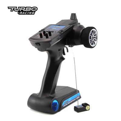 China RC Hobby P61 Turbo Racing Wholesale Remote Controller and 4CH 2.4G VT 4CH System Button Version Radio Transmitter Receiver for RC Car Boat for sale