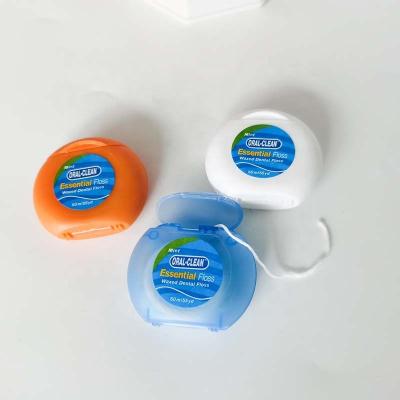 China soft & 30m/50m Private Label Round Shape Smooth Nylon Oral Care Oral Clean Dental Floss for sale