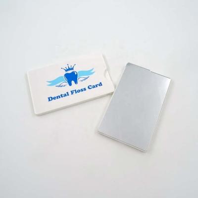 China Mirror Private Label PTFE Dental Floss Available Cards With Mirror for sale