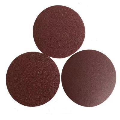 China General Metal Wood Wall Pait 75mm Disc 3inch Grit 40# 60# 80# Emery Paper Sanding Disc For Wood Metal Stainless Steel for sale