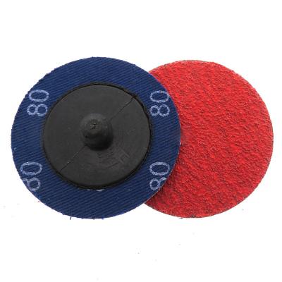 China For Metal Inch 50mm Roll Lock Disc Grit 36# 40# 60# 80# Ceramic Material Wood Type R S P VSM 2 for sale