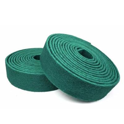 China Polishing 25cm x 10m Green 8698 Non Woven Abrasive Roll For Polishing Thickness 16mm Coarse Grit for sale