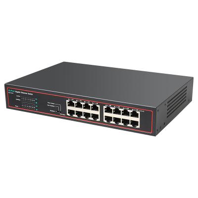 China LACP 16 Port Fast Ethernet 10/100/1000Mbps Switch Gigabit Vlan Network Switch With Realtek Chip for sale