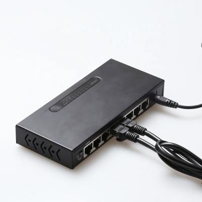 China POE OEM & ODM Customized 8 Ports Gigabit Network Switch 10/100/1000M VLAN Ethernet Switch 12V for sale