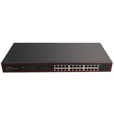 China VLAN Support Gigabit Network Switch 24 Port Network Adapter 10/100/1000Mbps VLAN Network Switch OEM&ODM Service for sale