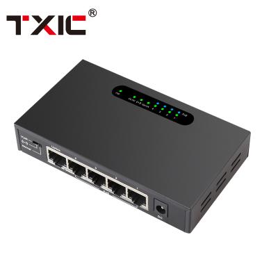 China POE 10/100Mbps 802.3af/at Standard 4 PoE Ports and 1 Port Uplink Ethernet Switch for sale