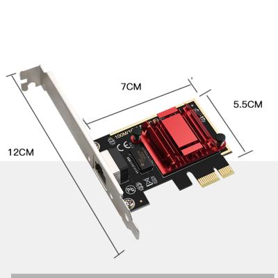 China PXE Realtek RTL8125B 2500M PCI Express Adapter PCI-E Network Interface Card Support Diskless Boot for sale