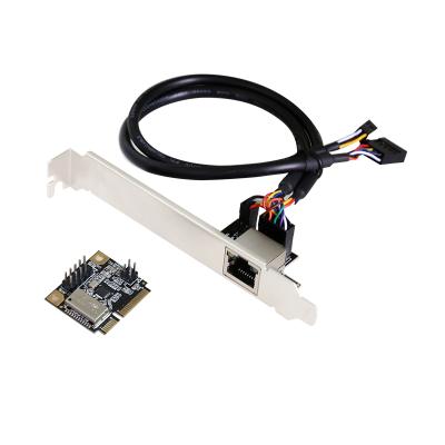 China Factory Price Mini PCIe 1G LAN Desktop Card For Realtek8111H Gigabit Ethernet Adapter for sale