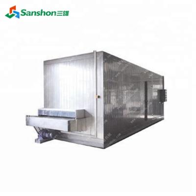 China food & Low Price Beverage Factory SSD Tunnel Freezing Equipment Freezer For Seafood for sale