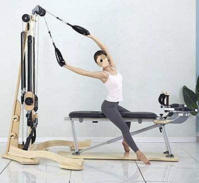 China TITAN Professional gym fitness pilates reformer stretch with folding half trapeze 190*201*202CM for sale