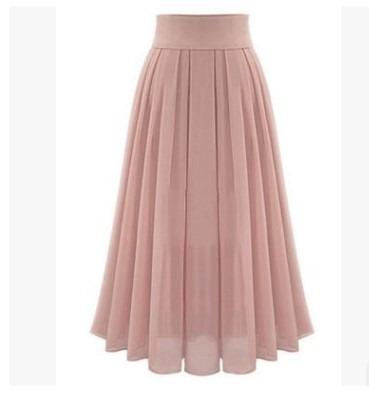 China 2020 New Fashion Style Anti-static Formal Chiffon Skirt Women's Pleated Skirt for sale