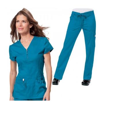 China Anti-wrinkle OEM Unisex Cheap Colorful Nonwoven Hospital Women's Uniform Medical Clothing for sale