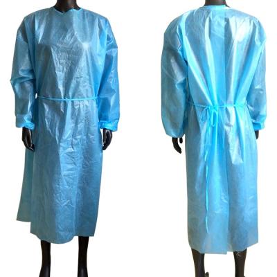 China Customized Disposable CPE Apron CPE pp Isolation Plastic Gown Cleaning Gown Suitable For Food Workshop for sale