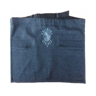 China Eco-Friendly Audit Factory Custom BSCI Denim Waist Apron With Pocket for sale