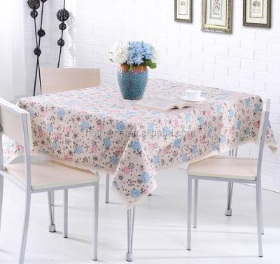 China Cotton Table Cloth Factory Disposable Waterproof Polyester Printed Tablecloths For Home Decoration for sale