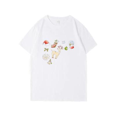 China Anti-wrinkle factory wholesale white 100% cotton t-shirt with any design and logo printed on white background for sale