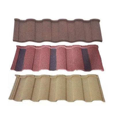 China High Quality Exterior Shingle House Stone Coated Rainbow Roof Tiles for sale