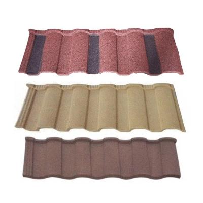 China Shingle Sheet Roof Tiles 100 Percent Stone Coated Aluminum Zinc Rainbow Tile for sale