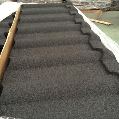 China Shingle Price Nice Steel Sheet Clay Stone Coated Roof Tiles Milan Roofing Flat Tile for sale