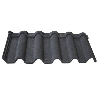 China Shingle Terrace High Durability Roofing Colored Steel Stone Coated Roof Tiles Metal Groove Tile for sale