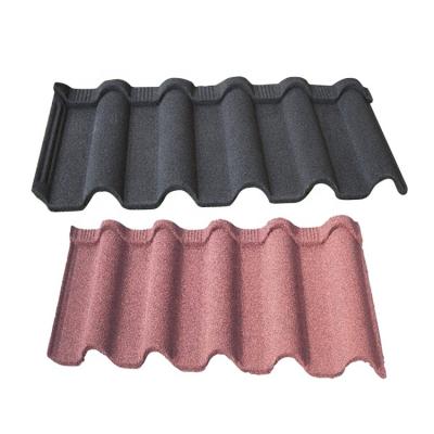 China Shingle Metal Roofing Tiles Coated Roof Building Material Groove Tile for sale