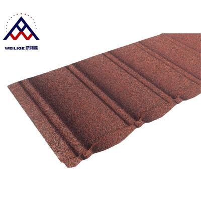 China Villa Classic High Quality Stone Coated Metal Roman Roofing Tile Classic Tile Roof Tiles Sheet for sale