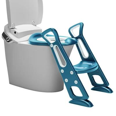 China 0-8 Years Toddler Toilet Training Seat Deluxe Baby Toilet Trainer for Boys and Girls with Adjust Step for sale