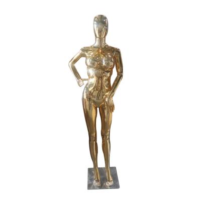 China Wholesale Female Realistic Mannequins Head Display Body Eco - Friendly Solid Gold for sale