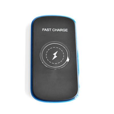 China Wholesale ABS+PC Mobile Phone Fast Wireless Charger Rectangle Charger QI Wireless Charging Power Bank for sale