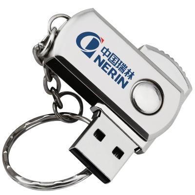 China Pendrive 64gb Metal Flash USB Drive Laser Logo Leather USB Memory Disk Total Capacity for sale