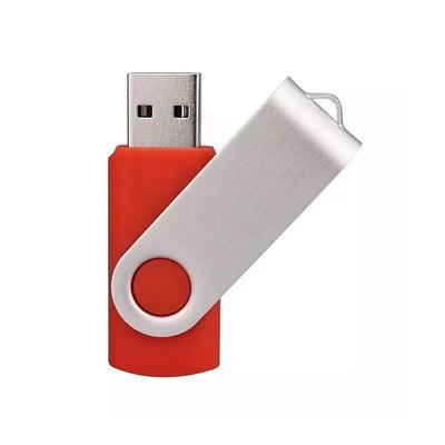 China Red Metal Swivel USB Flash Drives 1GB 2GB 4GB 8GB 16GB 32GB 64GB 128GB 256GB With Customized Logo for sale