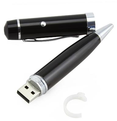 China Promotional Metal Gift Metal USB Pen Drivers 3 In 1 Pen USB Flash Drive With Laser 16GB 32GB 64GB Desktop Use for sale