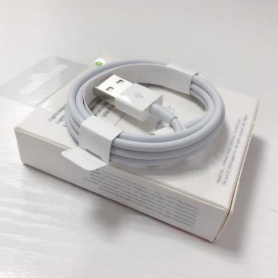 China High Quality Mobile Phone 1M USB Cable Charging Line For iPhone Charging Cable 2A Fast Charging Apple Mobile Phone Charger for sale