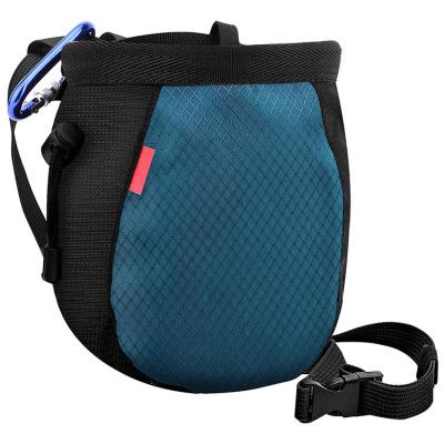 China Waterproof Chalk Bag, No Leak Strawstring Climbing Bag With Adjustable Waistband for sale