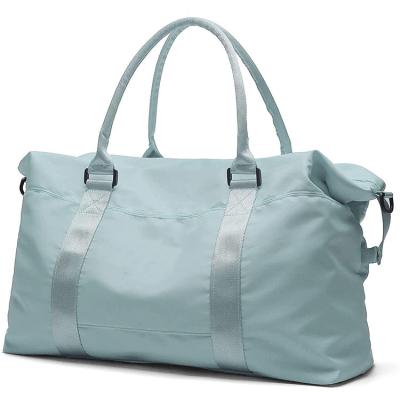 China Women Travel Duffel Bag, Sports Tote Gym Bag, Shoulder Weekender Overnight Bag For Women Single Duffel Bag for sale