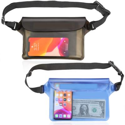 China Water Resistant (2 Packs) Waterproof Bag Screen Touchable Waist Dry Bag with Adjustable Belt for Beach, Swimming, Boating, Fishing, Hiking, etc. for sale