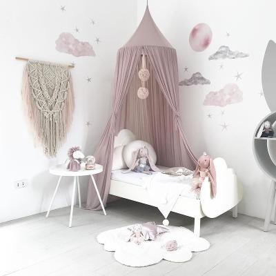 China New Product Breathable Pure Color Chiffon Lightweight Home Hanging Child Baby Canopy Umbrella Mosquito Net For Baby for sale