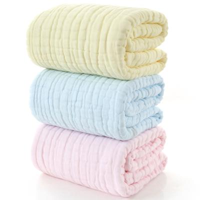 China Wholesale Safe Luxury Print Microfiber Baby Bath Towel Small 100% Cotton Blanket For Kids for sale