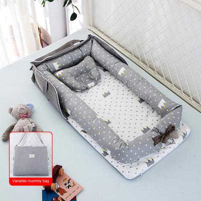 China Multifunctional Minimalist Crib Medium Baby Crib Portable Backpack Anti Pressure for sale