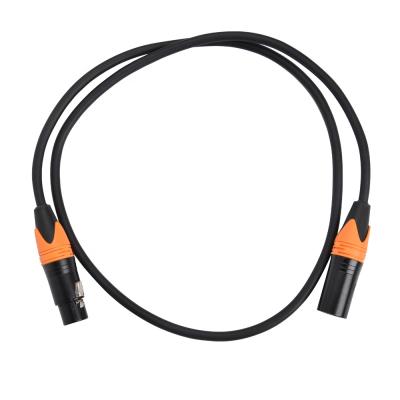 China Black Orange Multimedia 6.0mm Xlr Cable Microphone Cable for sale