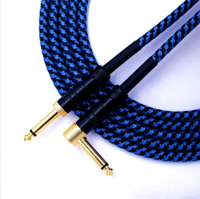 China SGC-07 Guitar Copper Instrumentation Cable for Electric Guitar and Bass Guitar with 10FT 20FT 30FT for sale