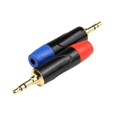 China Microphone 1 8 inch plug straight 3.5mm TRS connector for sale