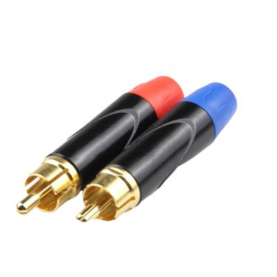 China Microphone Gold Plated RCA Connector RCA Plug for sale