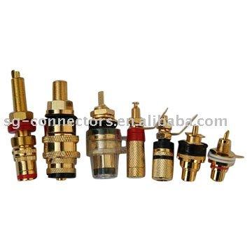 China audio & Video Gold Plated High Quality Binding Post for sale